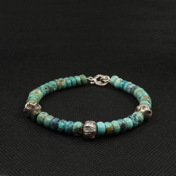 Indian ancient Turquoise bracelet - a symbol of health and eternal happiness, passing on ancient wisdom - Image 2