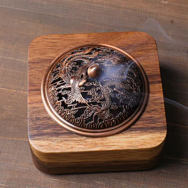 Wood aromatherapy burner - Purify the mind, balance energy, healthy meditation - Image 7