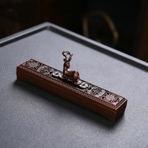 Ruyi rectangular incense burner -- Stabilize your mood, calm your mind, purify your mind, and help you to be healthy - Image 6