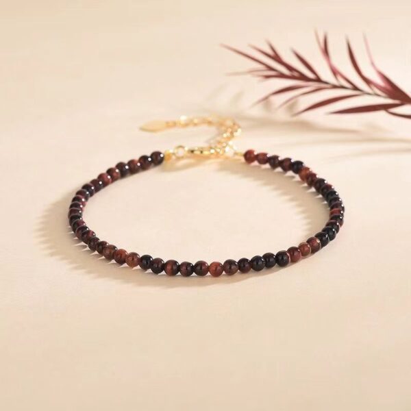 Natural Fortune Tiger's Eye Stone Career & Growth Bracelet --Attracts wealth and energy by boosting career and growth. - Image 6