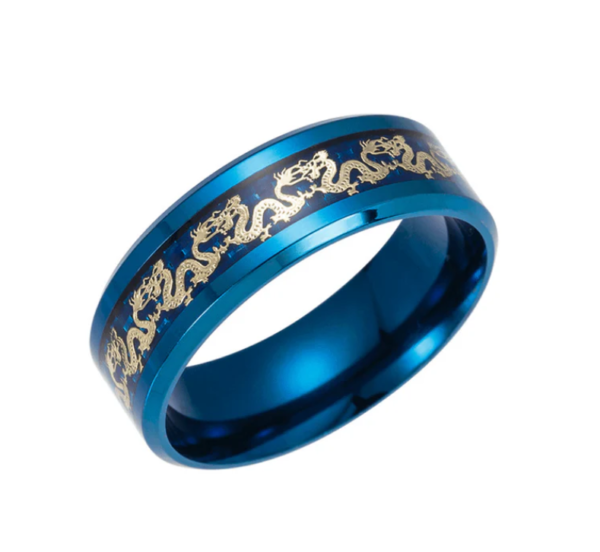 Titanium steel dragon Ring - purifies negative emotions and energy and restores inner peace - Image 3