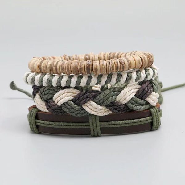 Braided Set Bracelet - purifies the soul, balances energies, and expresses individuality and charm - Image 3