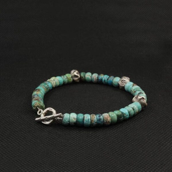 Indian ancient Turquoise bracelet - a symbol of health and eternal happiness, passing on ancient wisdom - Image 3