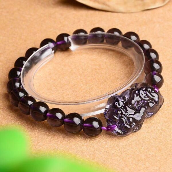 Amethyst bracelet -- Keep wealth and accumulate wealth, prosperity of wealth to help career, family success and happiness