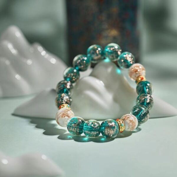 Luminous Glass Bracelet - Health Protection, Fortune and Well-being, Light Up Your Good Luck and Happiness - Image 3