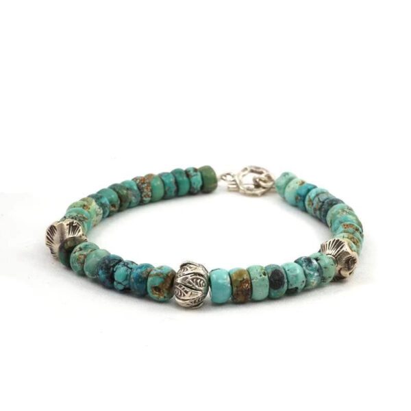 Indian ancient Turquoise bracelet - a symbol of health and eternal happiness, passing on ancient wisdom