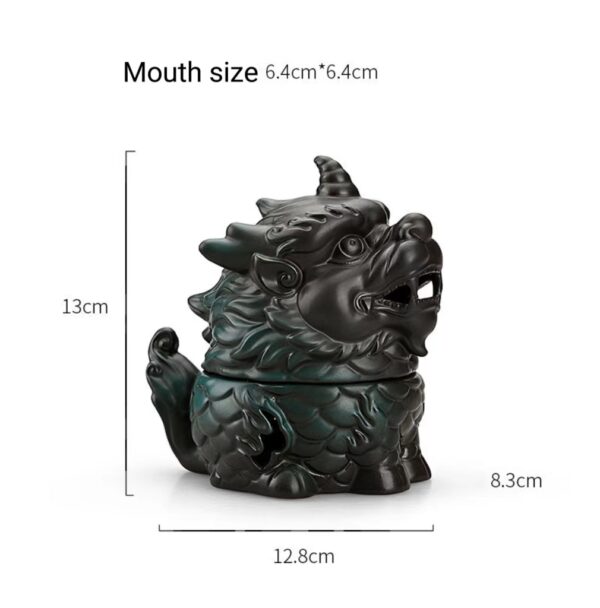 Manual aromatherapy incense burner - Kirin and turtle incense burner -- Prosperous career, family blessing, to help you improve your fortune - Image 6