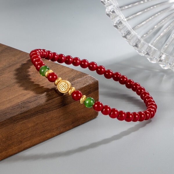 Wisdom Energy South Red bracelet -- Balance the mind, enlighten wisdom, and raise energy - Image 4