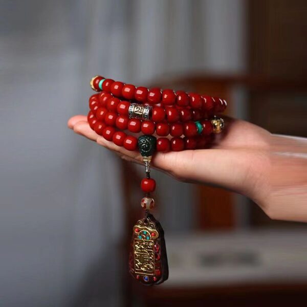 South Red Bodhi Buddha Beads 108 bracelets - Tangka flesh-filled Buddha beads lovers safe and healthy purification of the perfect choice