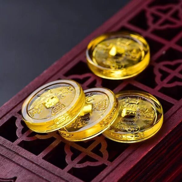 Glass five emperors money - ancient rhyme leisurely, the town of Feng shui mascot, inherit wisdom and wealth