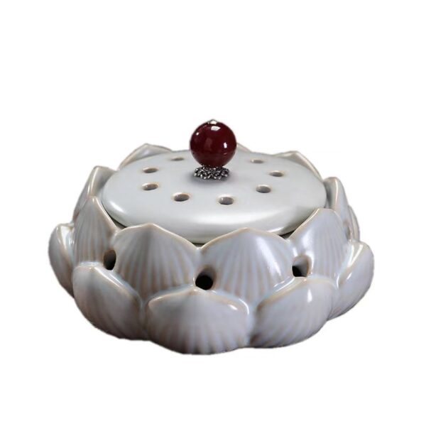 Lotus incense burner Aromatherapy furnace calm the mind, purify the air and help health - Image 6