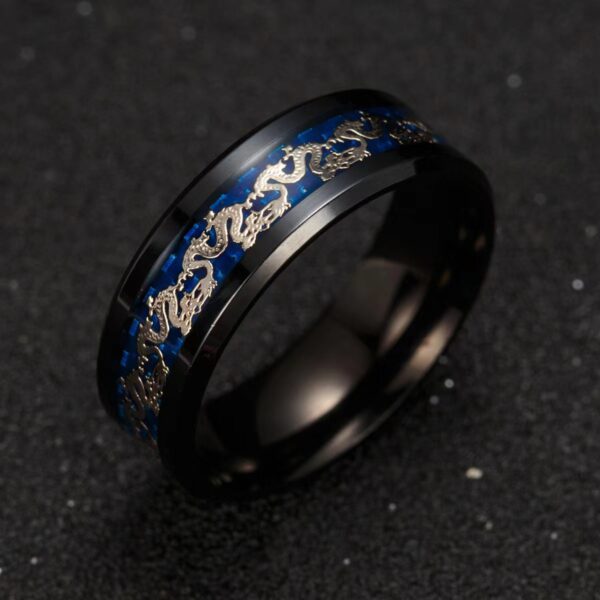 Titanium steel dragon Ring - purifies negative emotions and energy and restores inner peace - Image 6