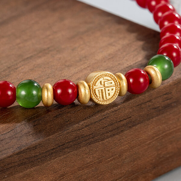 Wisdom Energy South Red bracelet -- Balance the mind, enlighten wisdom, and raise energy - Image 6