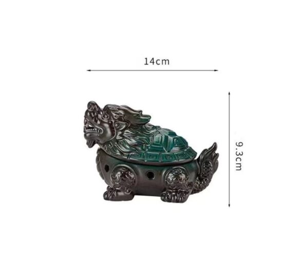 Manual aromatherapy incense burner - Kirin and turtle incense burner -- Prosperous career, family blessing, to help you improve your fortune - Image 4