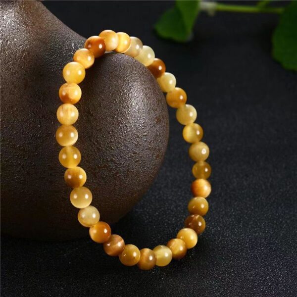 Natural Cat's Eye Stone Bracelet --Absorb lucky energy, purify the mind - Image 2