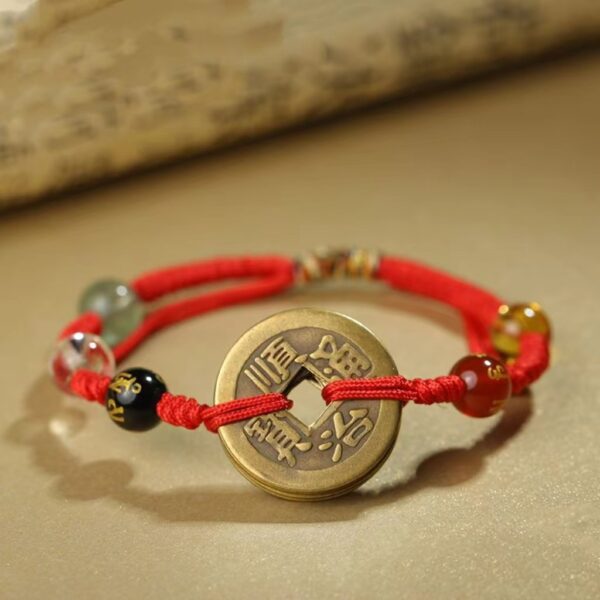 Five Emperors money bracelet Prosperous career, wealth, family and study, luck always accompany - Image 2