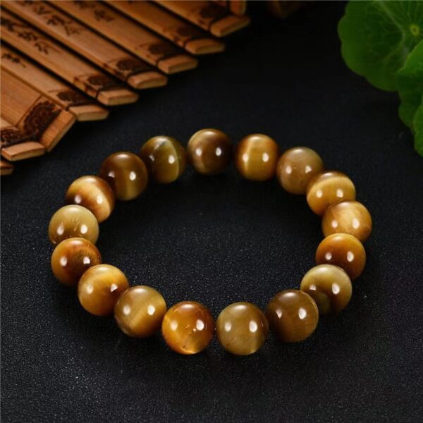 Natural Cat's Eye Stone Bracelet --Absorb lucky energy, purify the mind