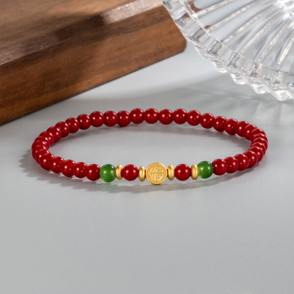 Wisdom Energy South Red bracelet -- Balance the mind, enlighten wisdom, and raise energy