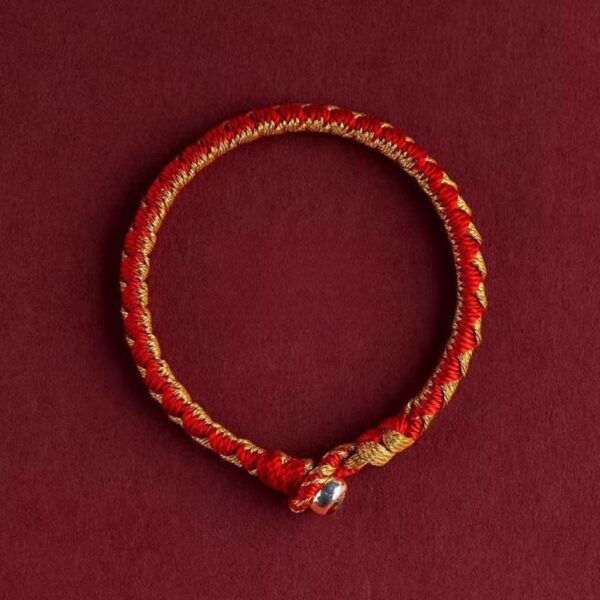 Nine Carye dragon scale knot red hand rope - eliminate negative energy, prosperous career family - Image 5