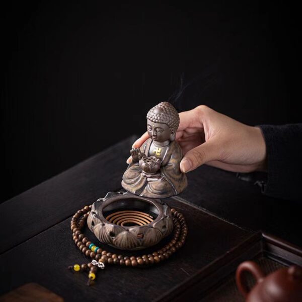 The Tathagata incense burner -- Meditation, mind purification, health protection - Image 3