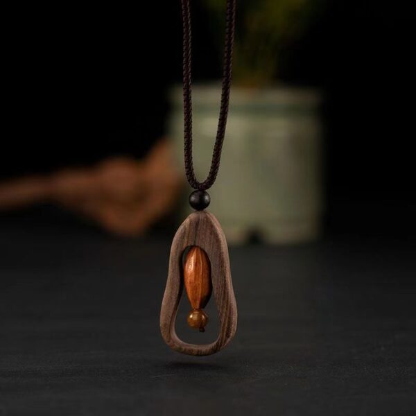 Handmade Sandalwood Necklace - Purify your mind and grow up healthy and happy!