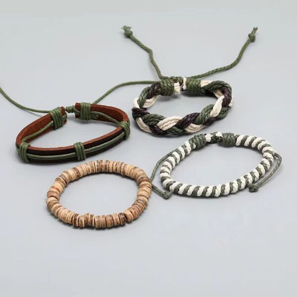 Braided Set Bracelet - purifies the soul, balances energies, and expresses individuality and charm - Image 4