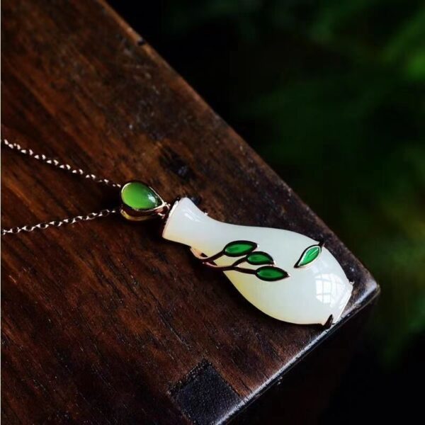 Natural Hetian Jade pendant Necklace - a symbol of peace, health and purification of the mind - Image 5