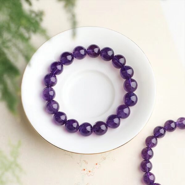 Natural Amethyst Bracelet - a spiritual gem for growing wisdom and improving your studies