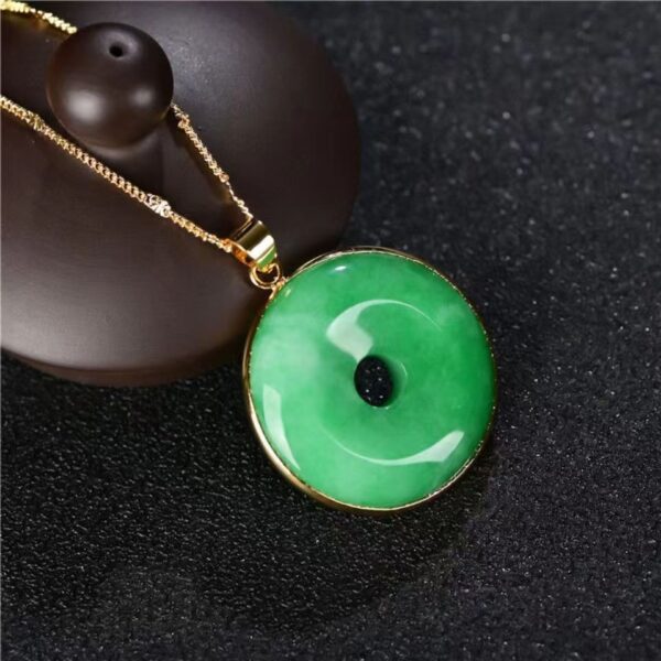 Jade Peace Clasp Lutong Pendant - spiritual amulet that brings peace and good luck - Image 4