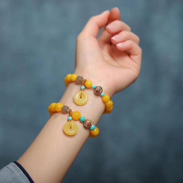 Natural yellow Stone bracelet - make money, career success - Image 4