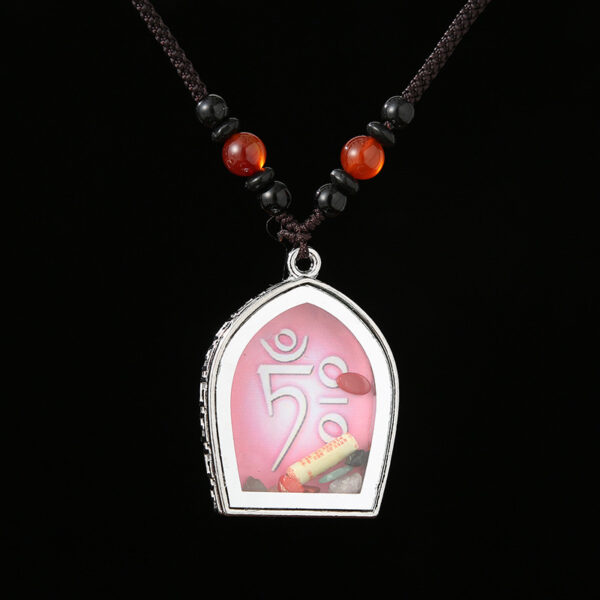 Buddha painting Heart Amulet Pendant - guardian of prosperous career, studies and health - Image 6