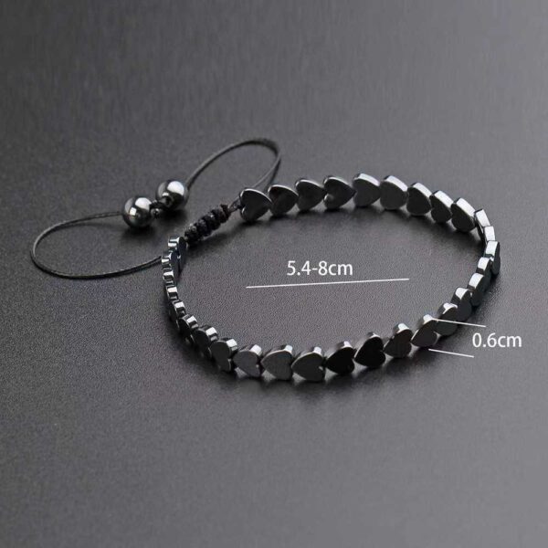 Natural hematite bracelet - a guardian for balancing energy, warding off evil spirits and good fortune - Image 3