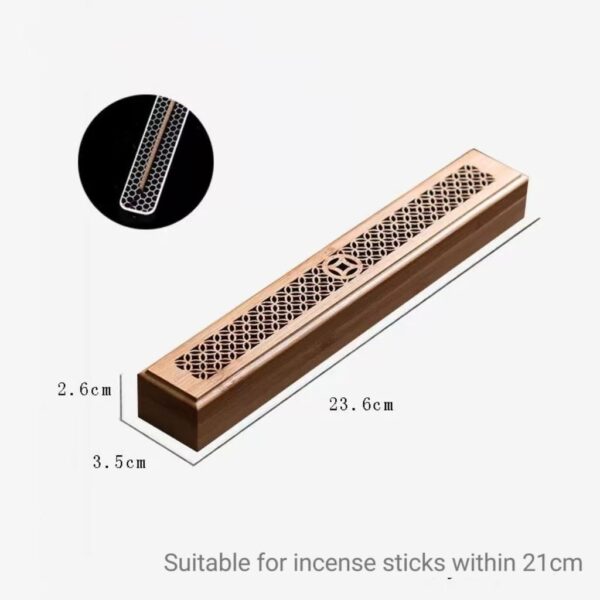 Handmade wooden incense burner base - Purify the environment and help your business succeed - Image 6