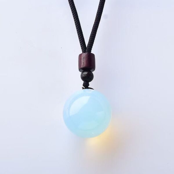 Natural opal Pendant necklace - Absorbs positive energy | relieves fatigue | Calms mind | stabilizes mood - Image 6