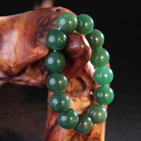 Natural Dongling stone bracelet - energy booster for learning and wisdom