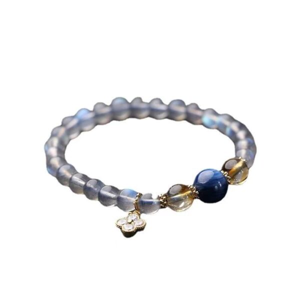 Natural moonstone bracelet bracelet - Love guardian stone, Wang love and marriage happiness - Image 4