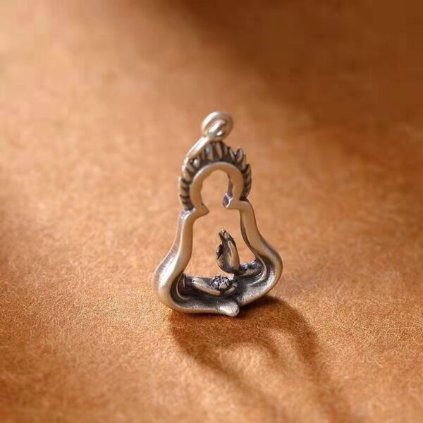 Buddha Gong pendant necklace -- Protect the body, increase happiness, health and longevity, purify the soul