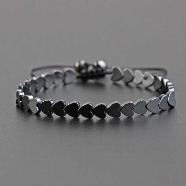 Natural hematite bracelet - a guardian for balancing energy, warding off evil spirits and good fortune - Image 2