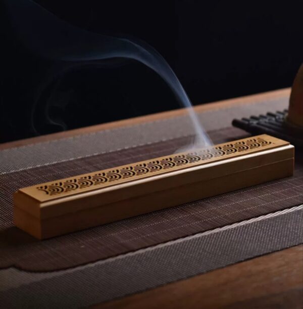 Handmade wooden incense burner base - Purify the environment and help your business succeed - Image 2