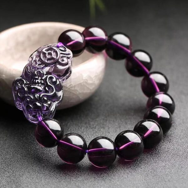 Natural amethyst bracelet - the guardian choice for stabilizing mood and boosting positive energy - Image 3