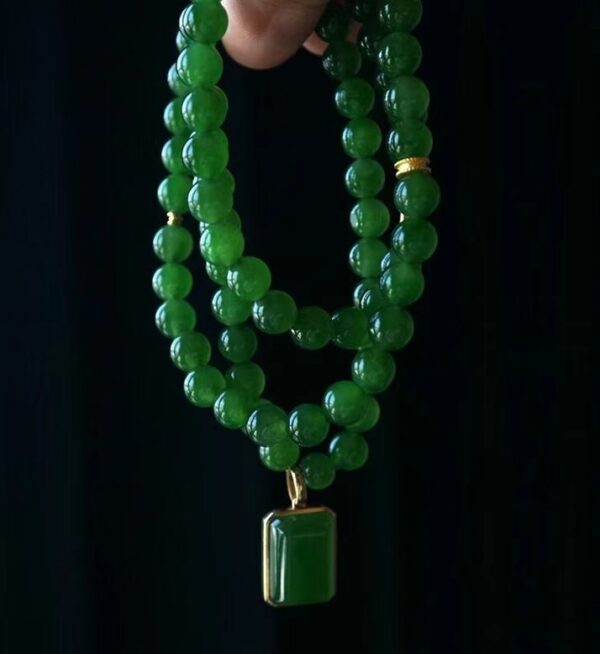 Jade multi-loop bracelet - the source of energy for purifying the mind and stabilizing emotions - Image 2