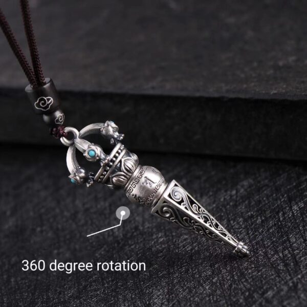 Vajra Rotary Necklace - a symbol of strength and wisdom - Image 4