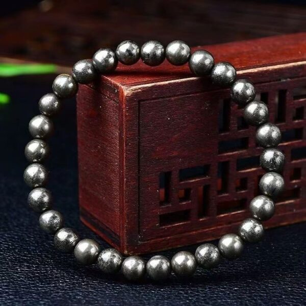 Natural hematite bracelet - an energy tool to balance energy and ward off evil spirits - Image 2