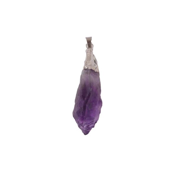 Natural amethyst Pendant - Energy guardian of wealth and career - Image 6