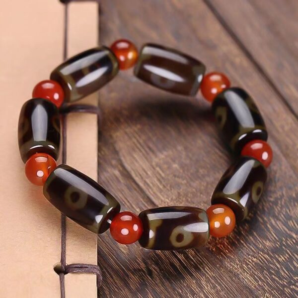 Natural agate beads bracelet - spiritual amulet for wealth and happiness - Image 5