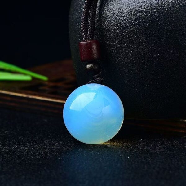 Natural opal Pendant necklace - Absorbs positive energy | relieves fatigue | Calms mind | stabilizes mood - Image 5