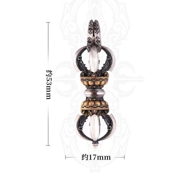 Vajra pestle pendant necklace protects health and purifies soul to absorb energy lucky - Image 5