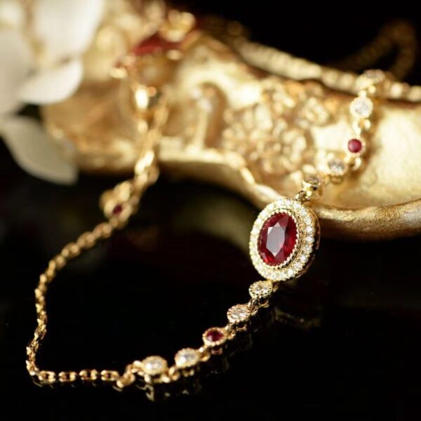 Natural ruby Bracelet Bracelet - a happy guardian that boosts energy and confidence