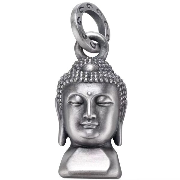 Buddha's head pendant necklace - Health and peace, happiness and good luck - Image 6