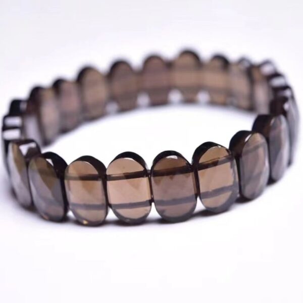 Natural tea Crystal Slice Bracelet - Guardian of purifying mind and energy balance - Image 5